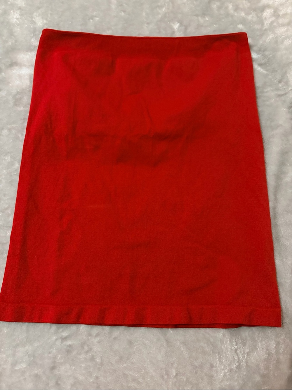Free People Vibrant Red Pencil Skirt